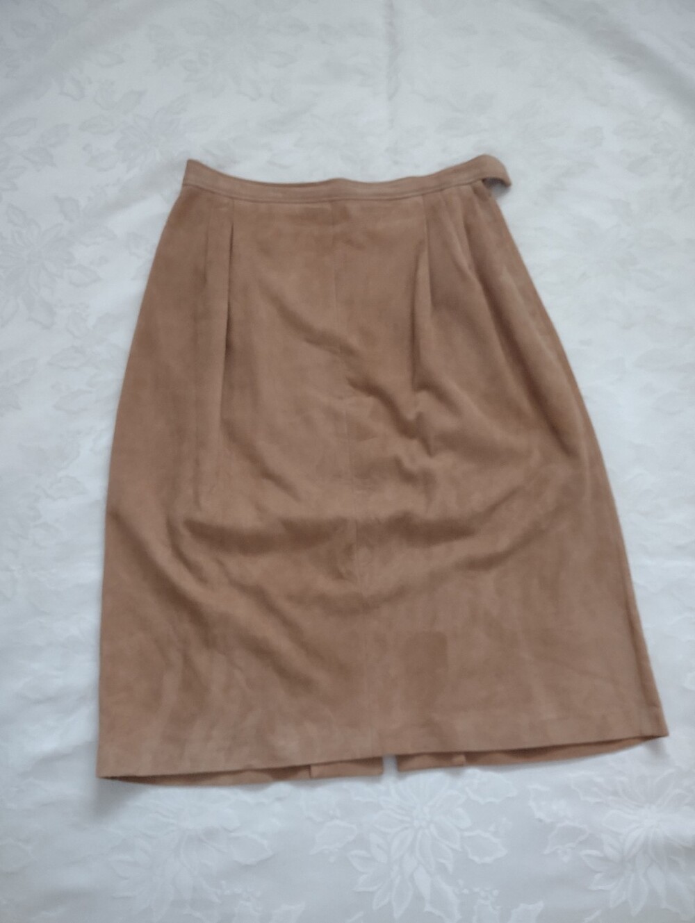 Vintage Salamander Leathers Santa Fe Suede  Leather Skirt